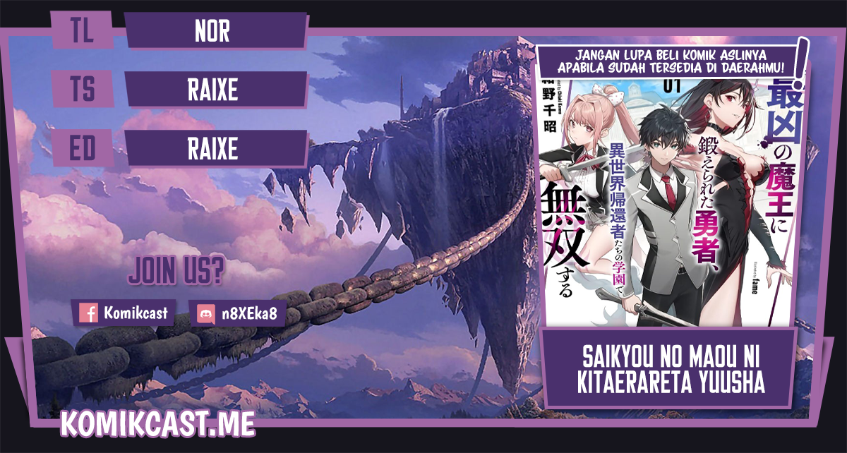 Baca Komik Saikyou No Maou Ni Kitaerareta Yuusha Chapter 07 Gambar 1