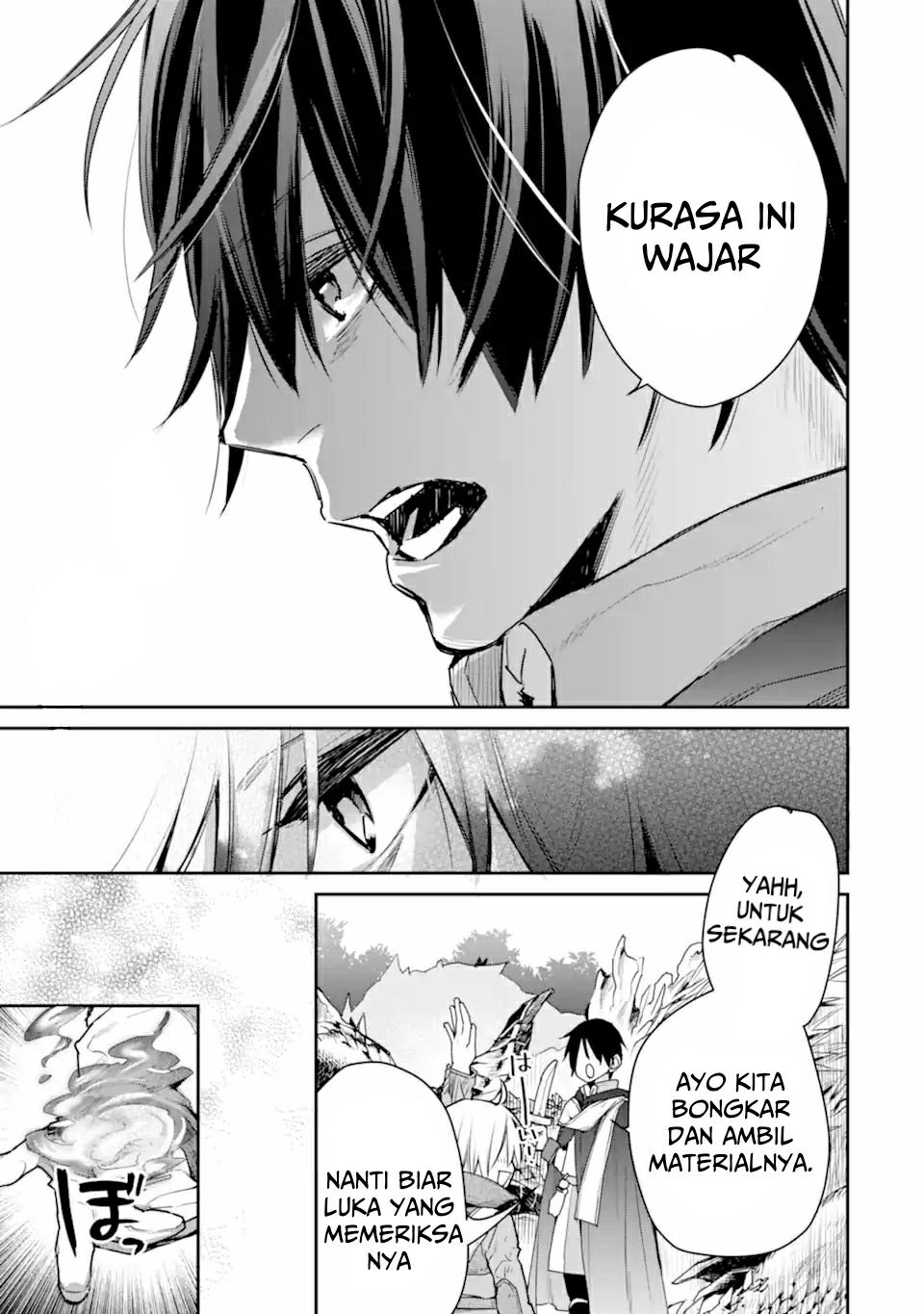 Saikyou no Madoshi. Hisa ni Ya wo Ukete Shimatta no de Inaka no Eihei ni Naru Chapter 25.2 Gambar 17