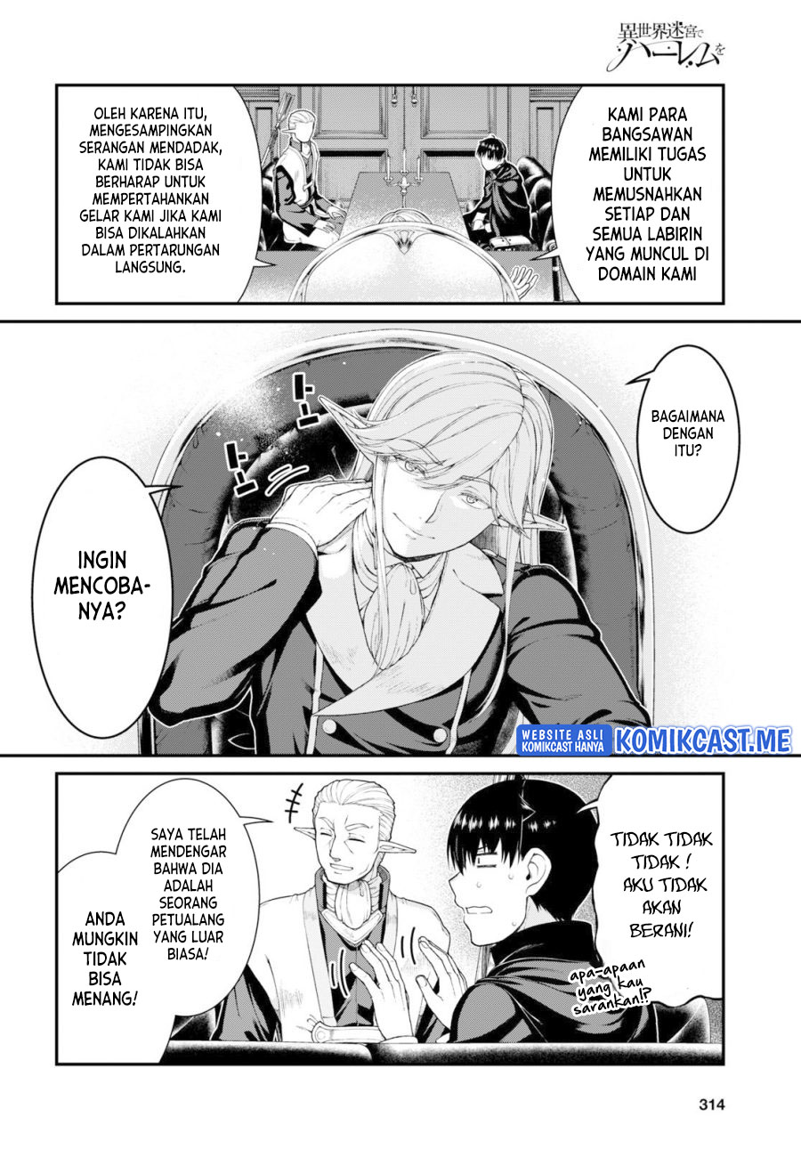 Isekai Meikyuu de Harem wo Chapter 64 Gambar 5