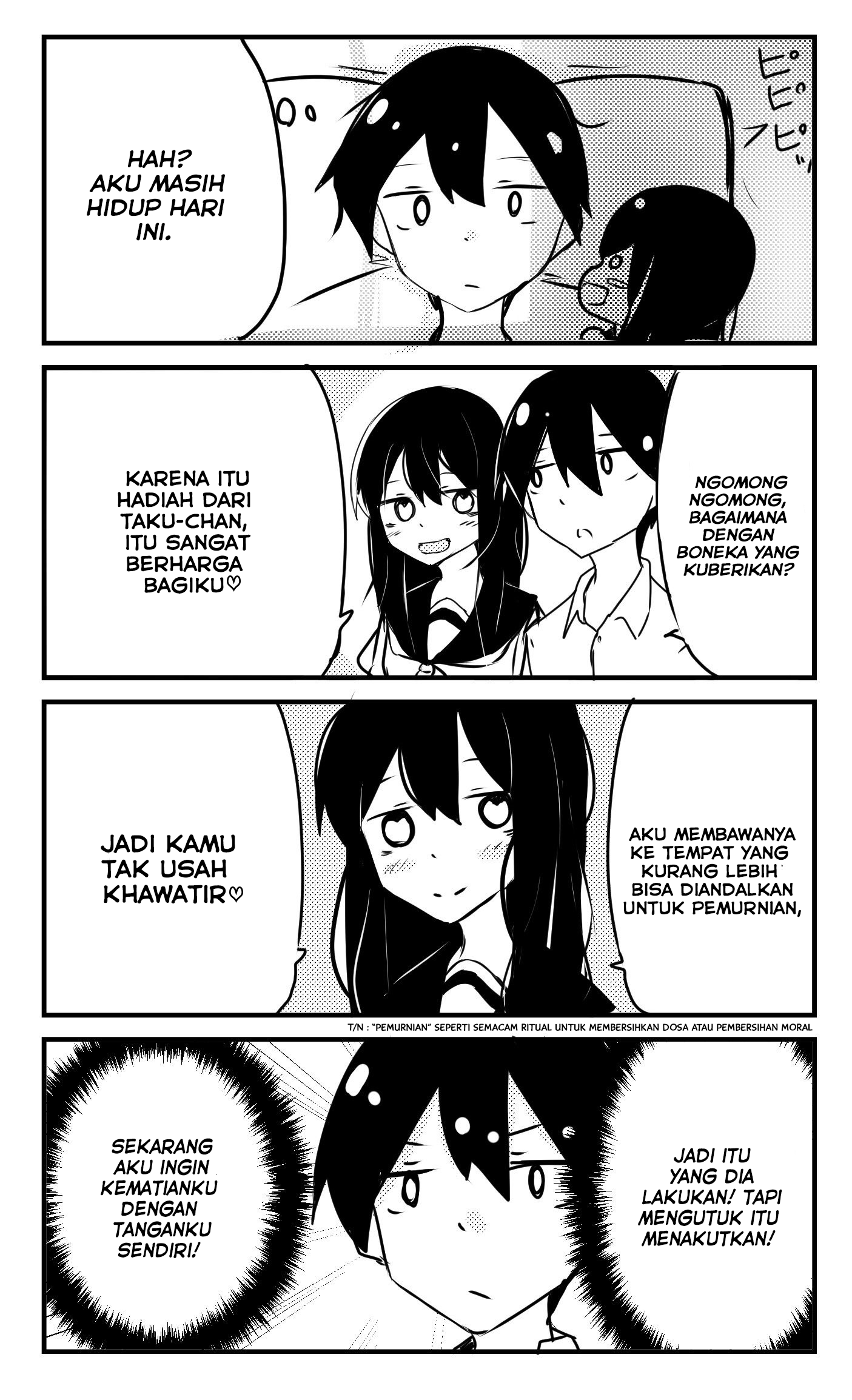 Baca Manga A Story About Wanting To Commit Suicide, But It’s Scary So I Find A Yandere Girl To Kill Me, But It Doesn’t Work Chapter 10 Gambar 2