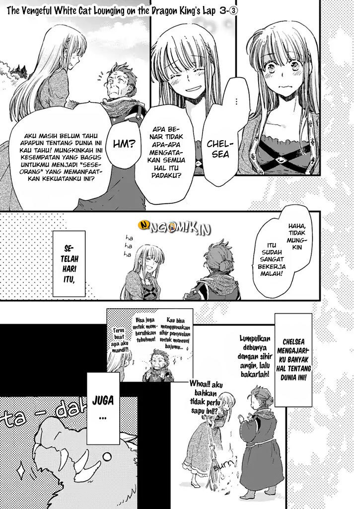 A Vengeful White Cat Lounges Around on the Dragon King’s Lap Chapter 03 Gambar 18