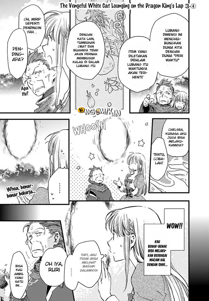 A Vengeful White Cat Lounges Around on the Dragon King’s Lap Chapter 03 Gambar 24