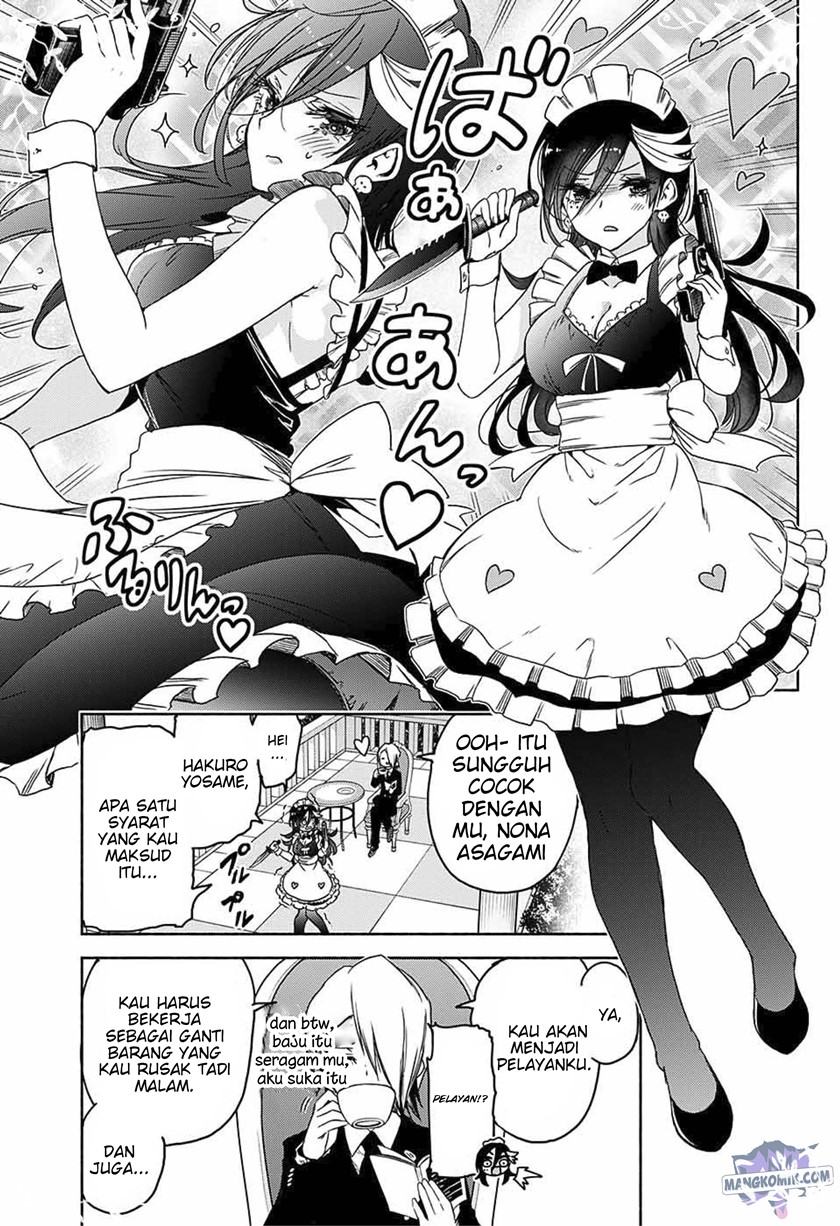 Yosame Hakuro wa Korosenai Chapter 00.1 Gambar 14