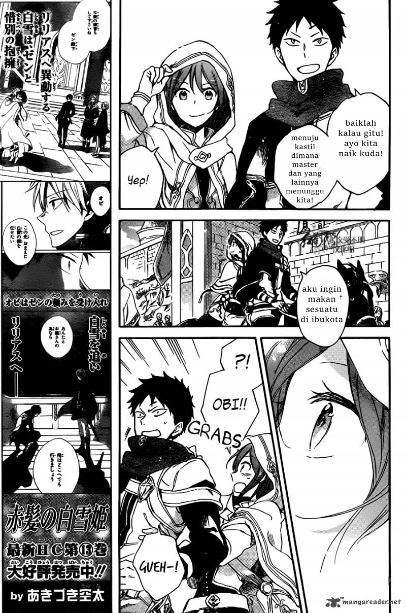 Akagami no Shirayukihime Chapter 65 Gambar 7