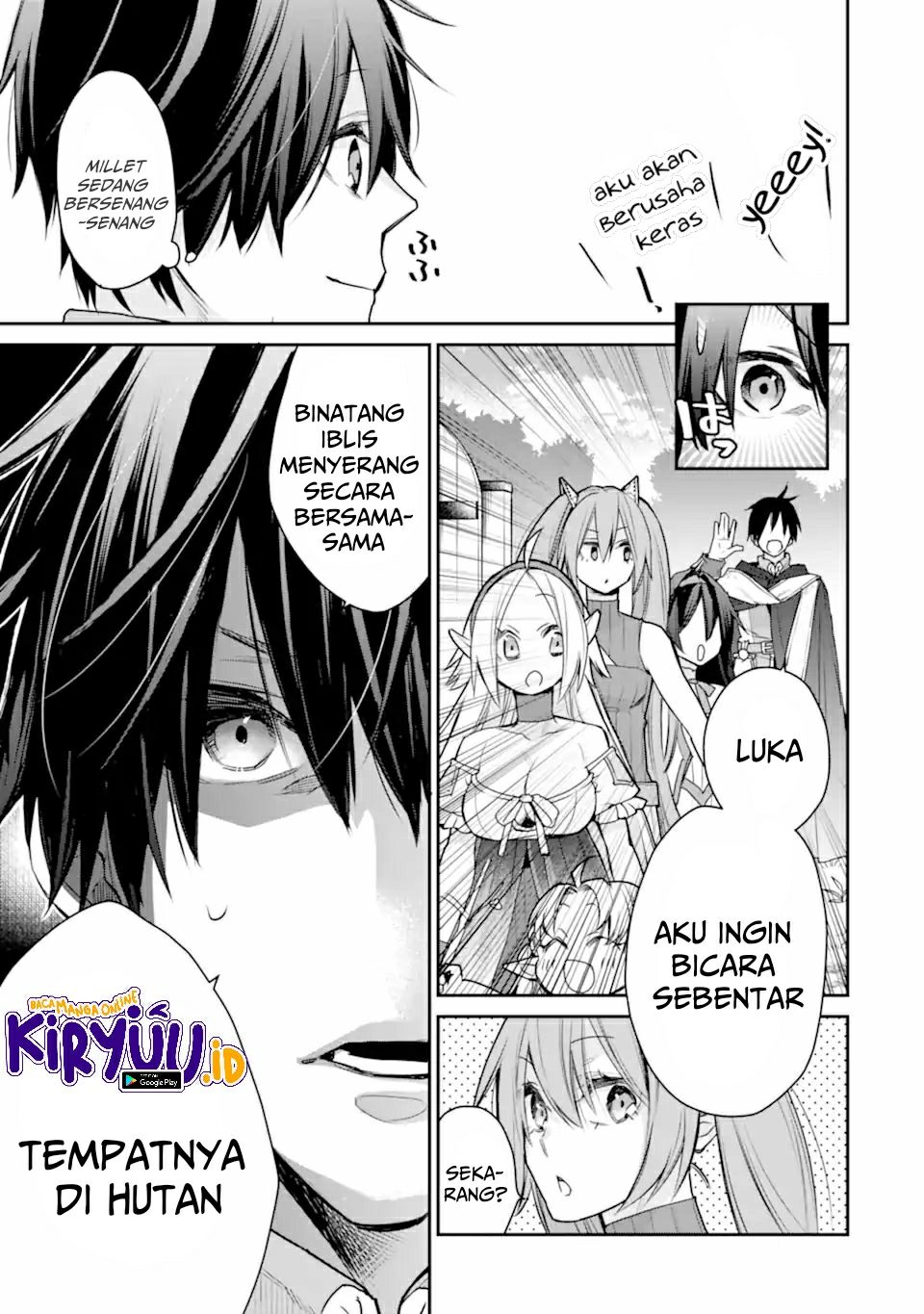 Saikyou no Madoshi. Hisa ni Ya wo Ukete Shimatta no de Inaka no Eihei ni Naru Chapter 26.1 Gambar 12