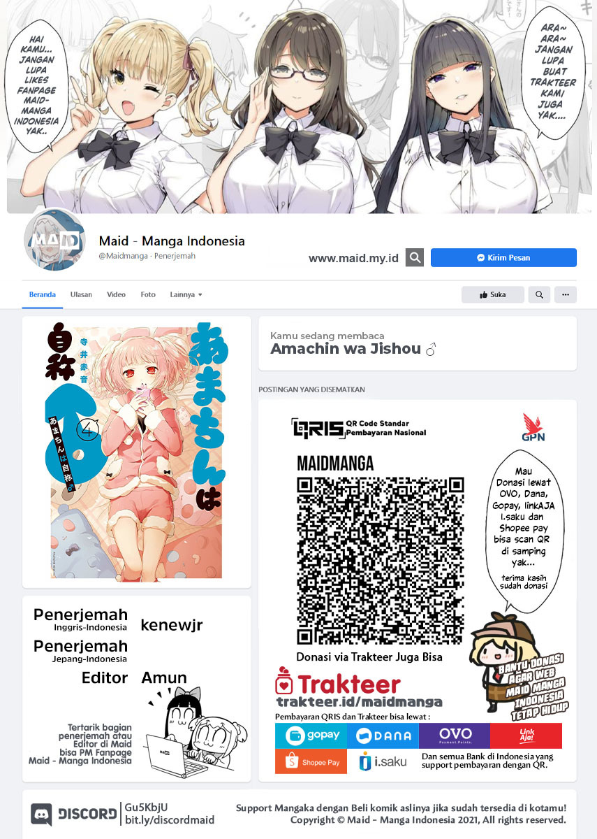 Baca Manga Amachin wa Jishou ♂ Chapter 10 Gambar 2