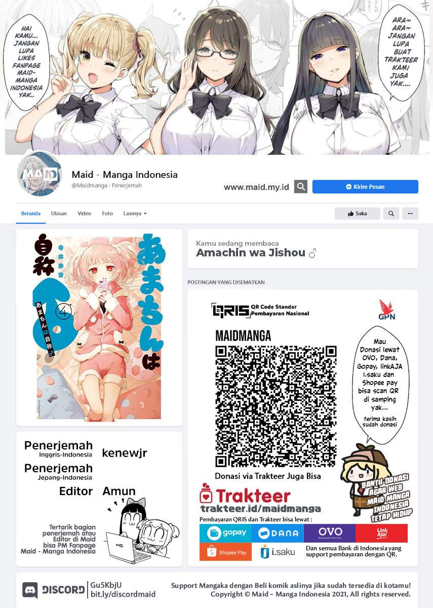 Baca Manga Amachin wa Jishou ♂ Chapter 9 Gambar 2