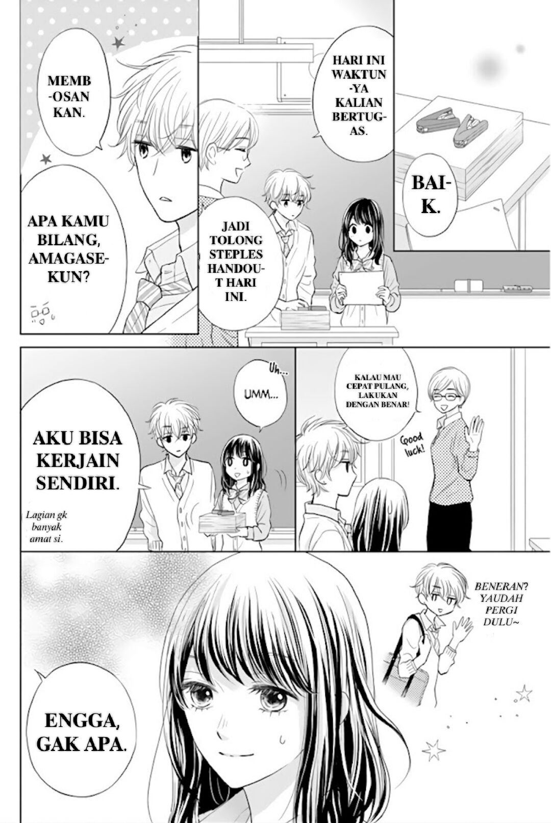 Amagase-kun wa Amayaka Shite Kurenai. Chapter 1 Gambar 15
