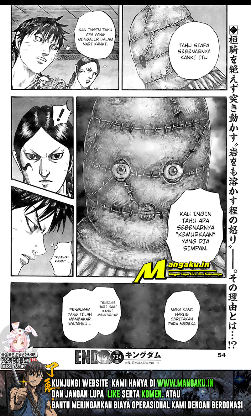Kingdom Chapter 734 Gambar 21