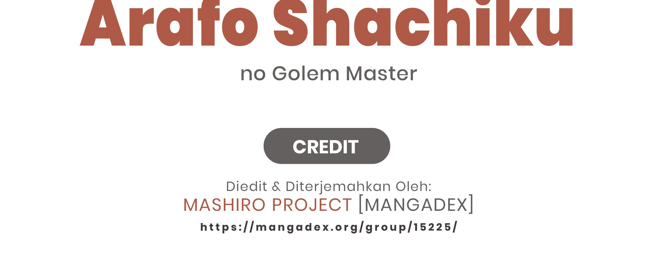 Baca Manga Arafoo Shachiku no Golem Master Chapter 1 Gambar 2