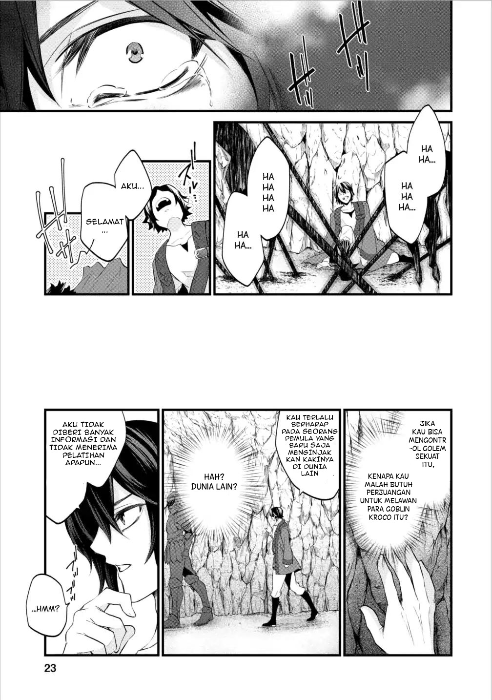 Arafoo Shachiku no Golem Master Chapter 1 Gambar 24