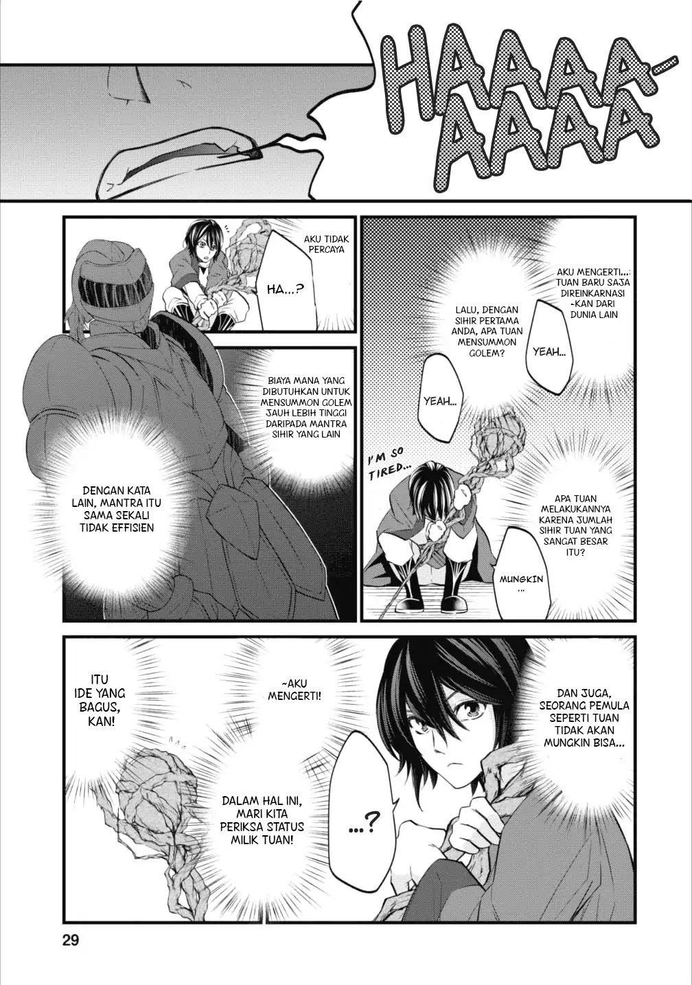Arafoo Shachiku no Golem Master Chapter 1 Gambar 30