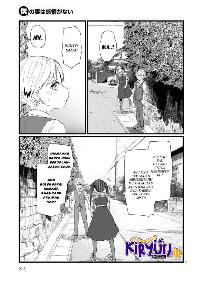 Boku No Tsuma Wa Kanjou Ga Nai Chapter 11 Gambar 18