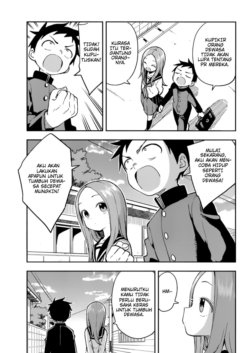 Karakai Jouzu no Takagi-san Chapter 156 Gambar 4