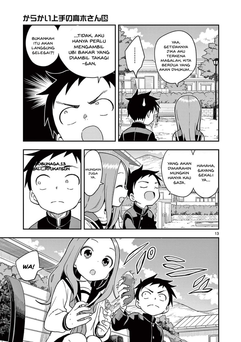 Karakai Jouzu no Takagi-san Chapter 155 Gambar 16