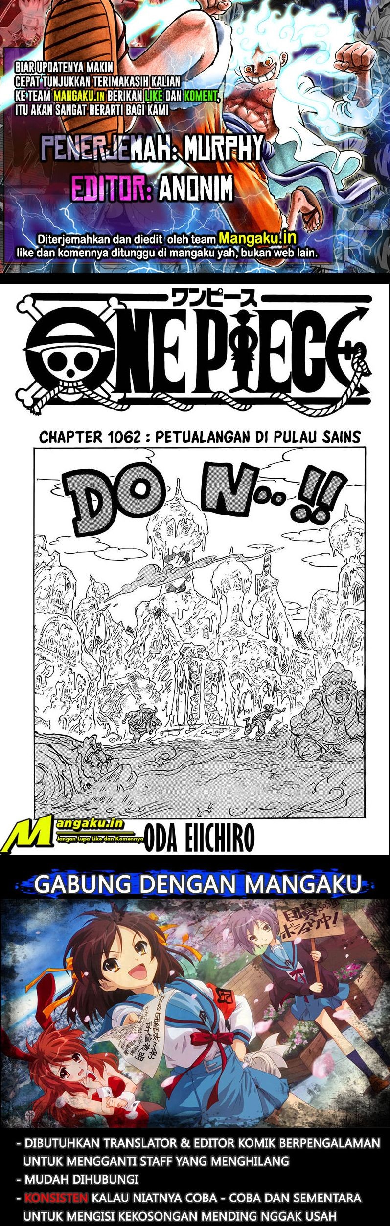 Baca Komik One Piece Chapter 1062 Gambar 1