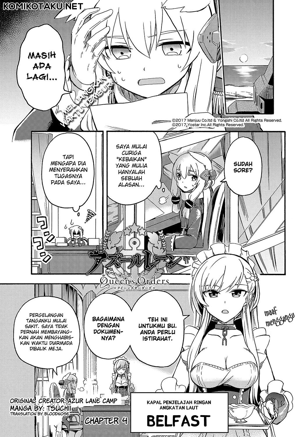 Baca Komik Azur Lane Queen's Orders Chapter 04 Gambar 1