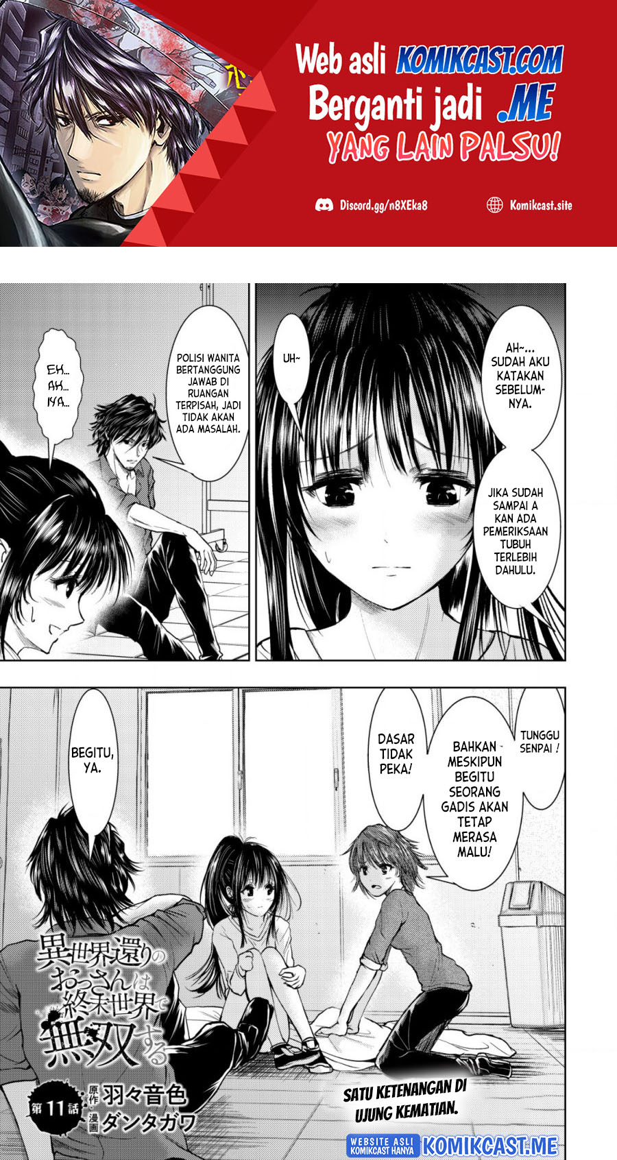 Manga Isekai Kaeri no Ossan wa Shuumatsu de Sekai de Musou Suru Chapter 11 gambar nomor 2