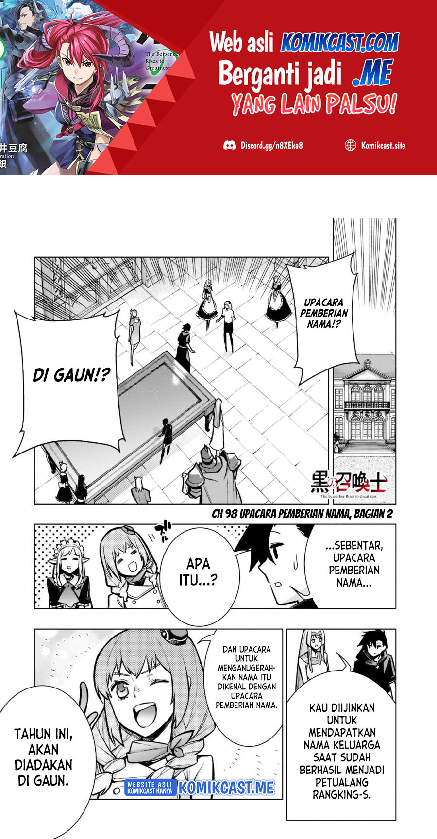 Baca Manga Kuro no Shoukanshi Chapter 98 Gambar 2