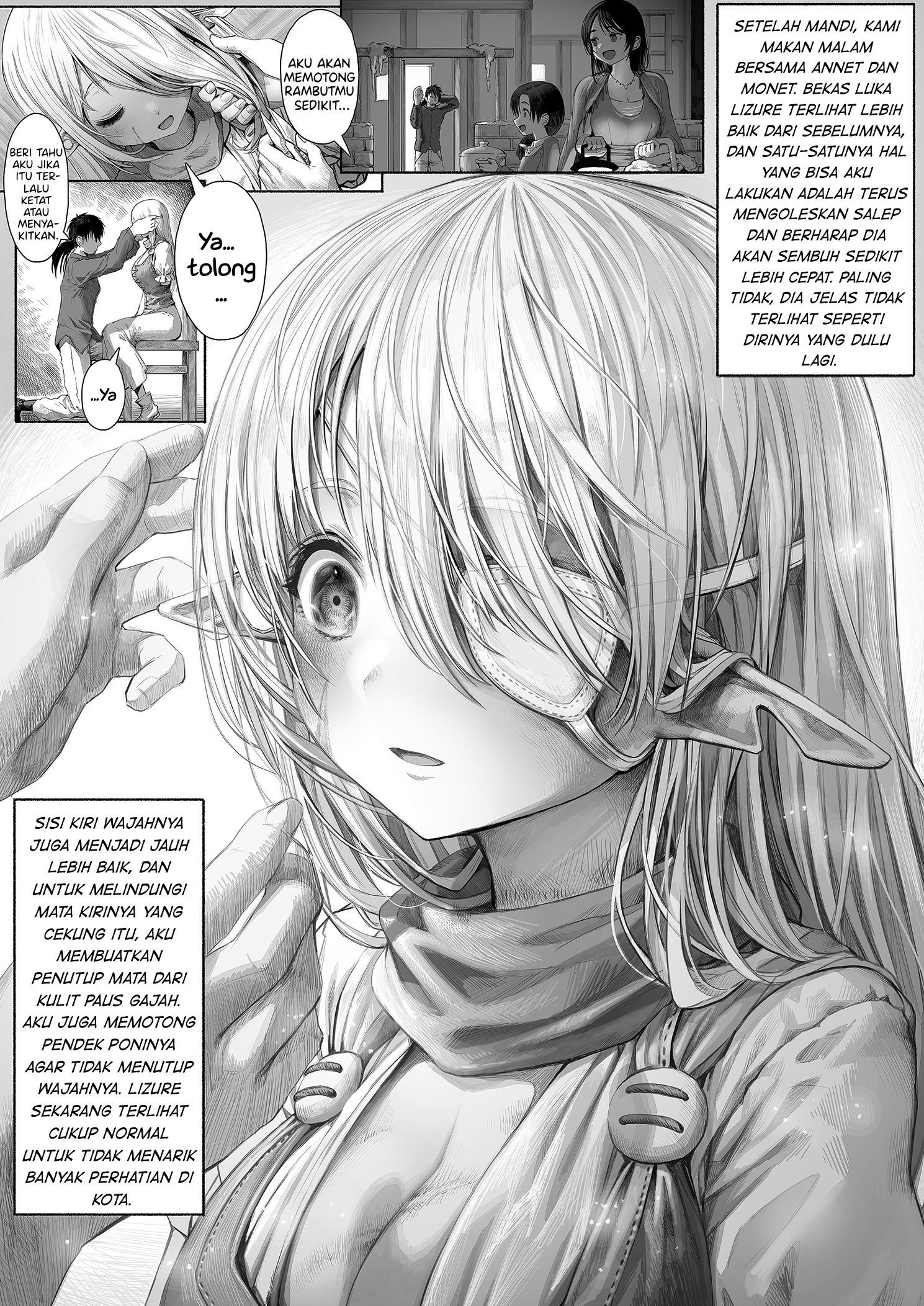 Baca Komik Boroboro no Elf-san o shiawaseni suru kusuri uri-san Chapter 42 Gambar 1