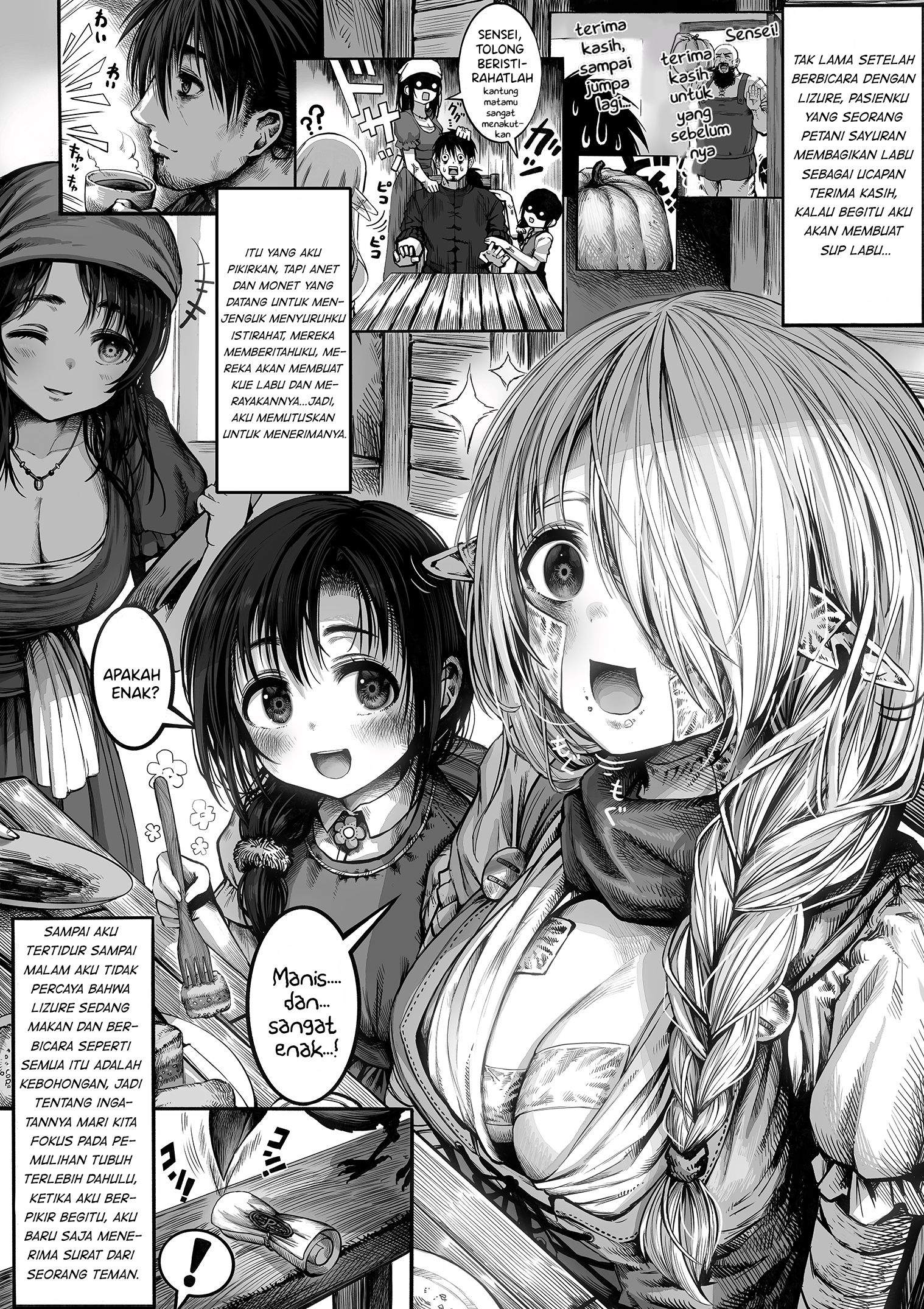Baca Komik Boroboro no Elf-san o shiawaseni suru kusuri uri-san Chapter 21 Gambar 1