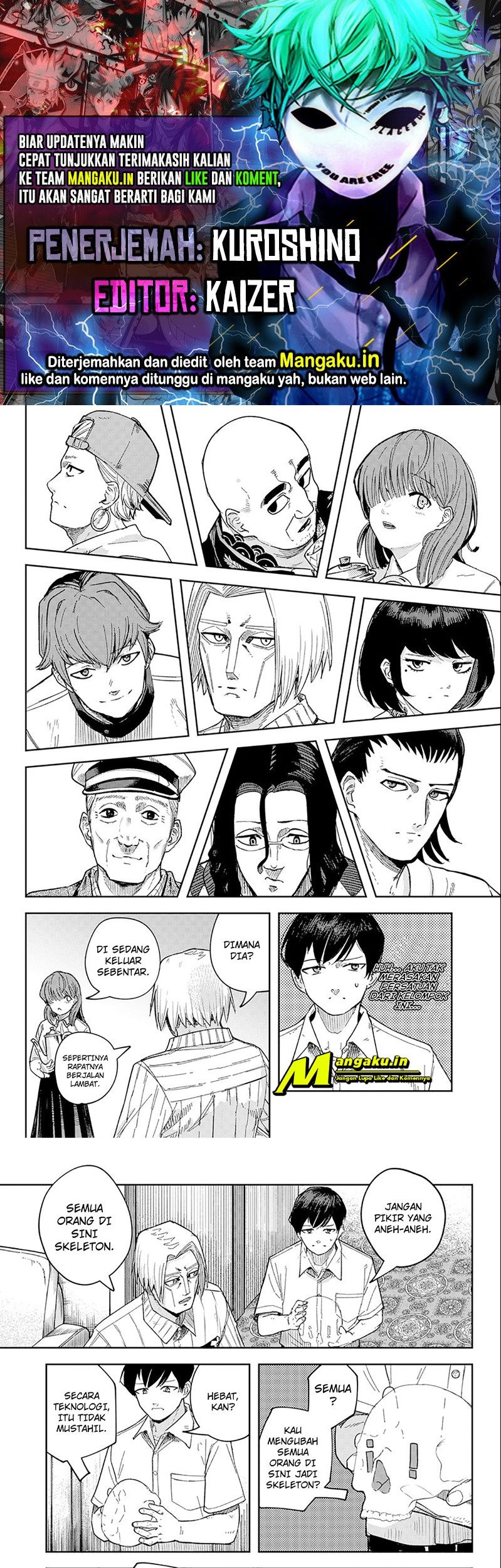 Baca Komik Skeleton Double Chapter 06.2 Gambar 1