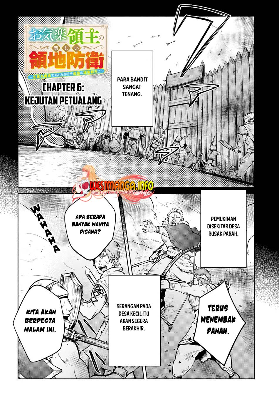Baca Manga Fun Territory Defense Of The Easy-going Lord ~the Nameless Village Is Made Into The Strongest Fortified City By Production Magic~ Chapter 06 Gambar 2