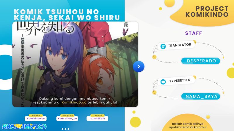 Baca Komik Tsuihou no Kenja, Sekai wo Shiru ~Osanajimi Yuusha no Atsuryoku kara Nigete Jiyuu ni Natta Ore Chapter 24 Gambar 1