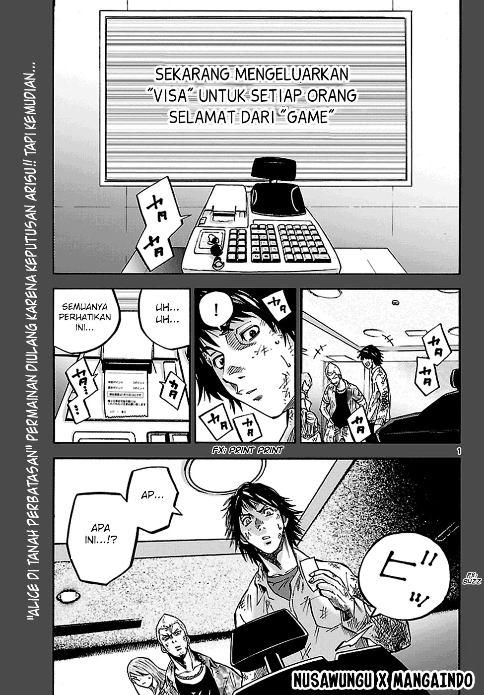 Baca Manga Alice in Borderland Chapter 4 Gambar 2