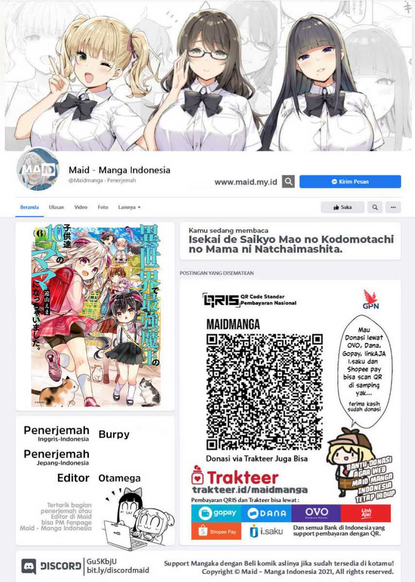 Baca Manga Isekai de Saikyo Mao no Kodomotachi no Mama ni Natchaimashita. Chapter 29 Gambar 2