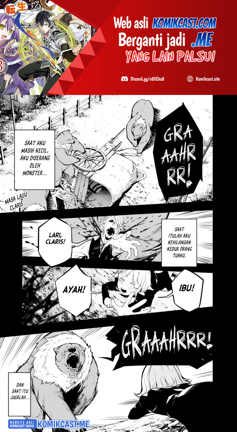 Baca Manga Shijou Saikyou no Mahou Kenshi, F Rank Boukensha ni Tensei Suru Chapter 62 Gambar 2