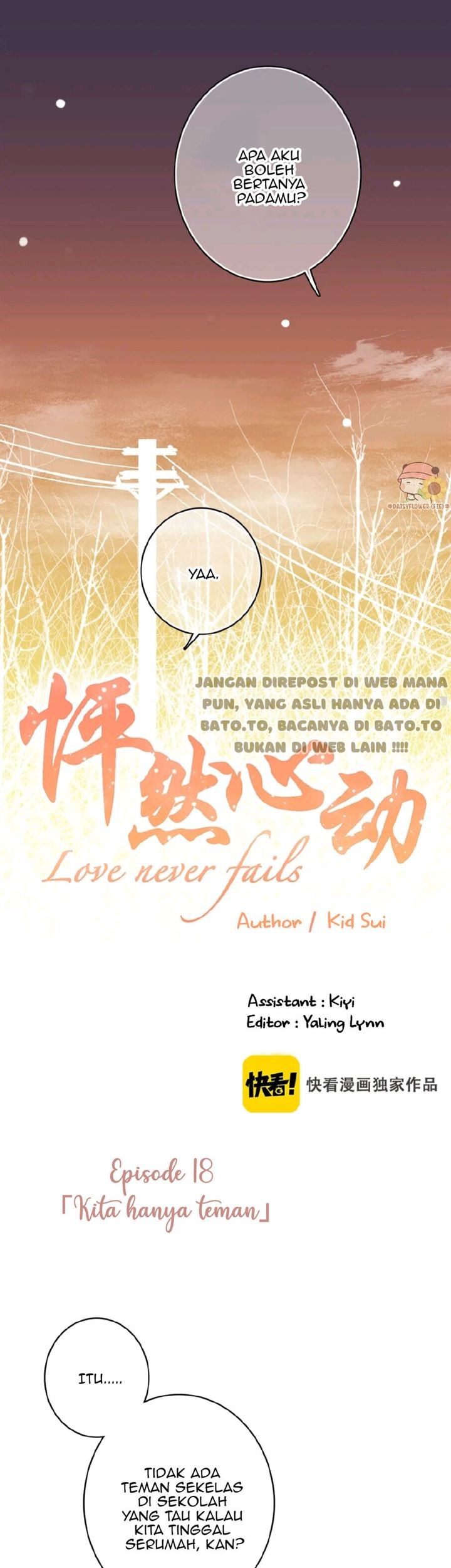 Baca Manhua Love Never Fails Chapter 18 Gambar 2
