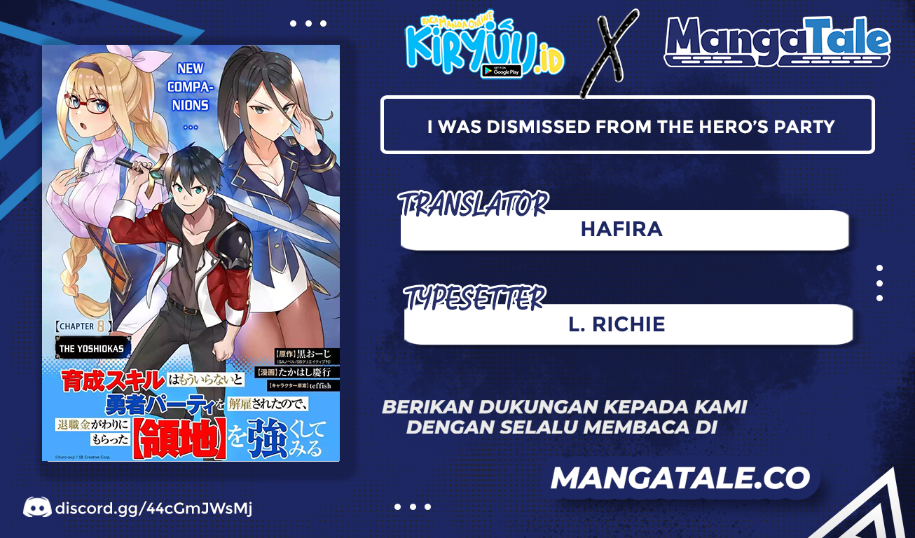 Baca Komik I Was Dismissed from the Hero’s Party Because They Don’t Need My Training Skills, so I Strengthened My [Fief] Which I Got as a Replacement for My Retirement Money Chapter 22.2 Gambar 1