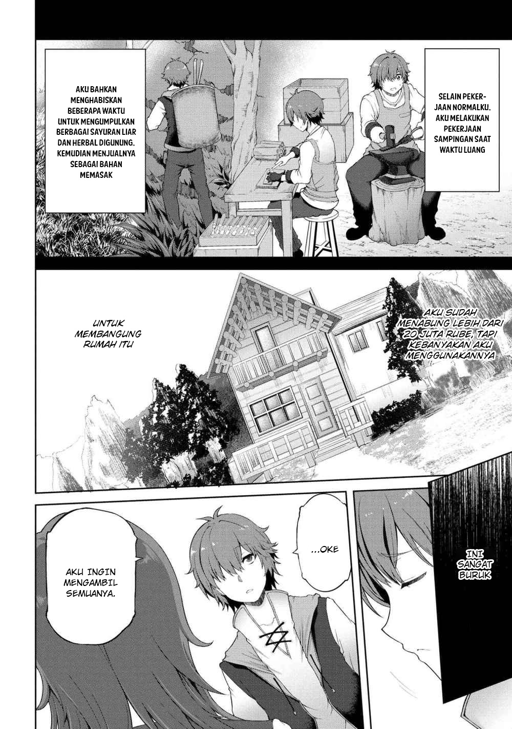 Ie ga Moete Jinsei Dou Demo Yoku Natta kara, Nokotta Nakenashi no Kin de Dark Elf no Dorei o Katta Chapter 01 Gambar 9