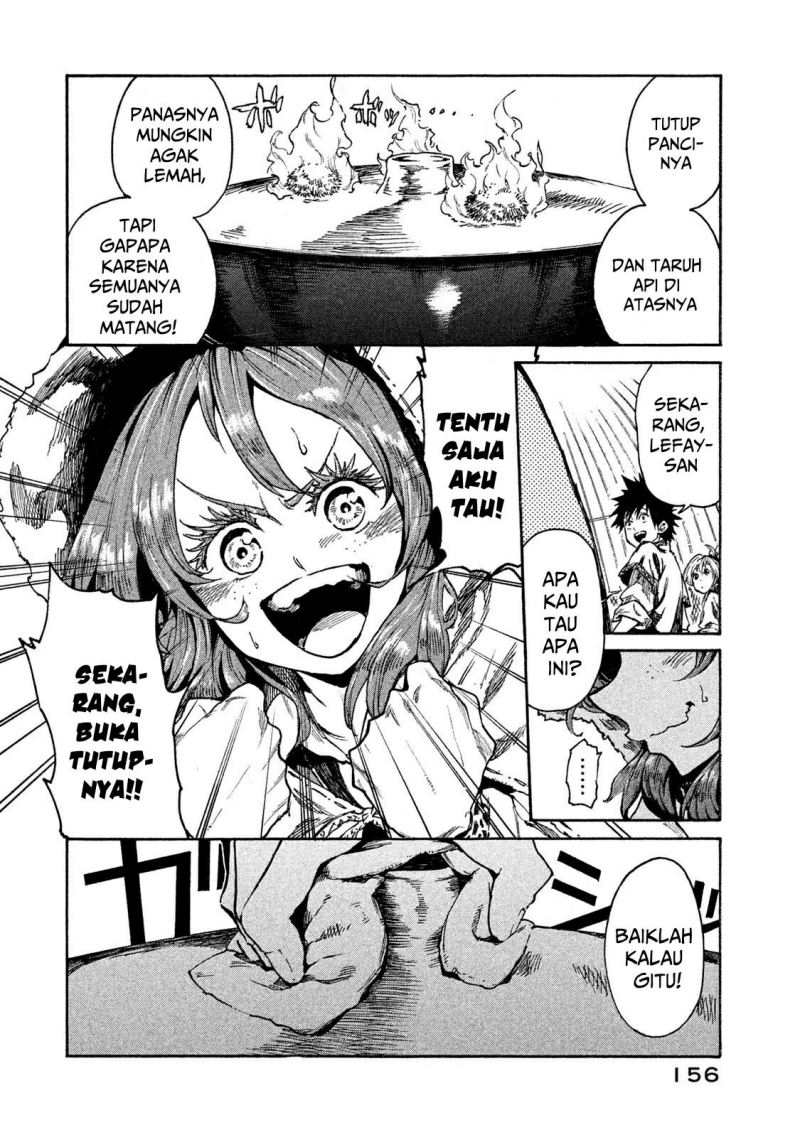 Mazumeshi Elf to Yuubokugurashi Chapter 10 Gambar 31