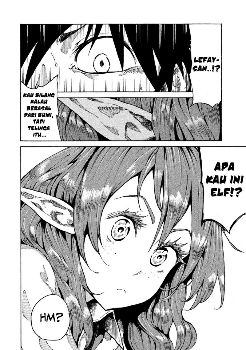 Mazumeshi Elf to Yuubokugurashi Chapter 10 Gambar 35