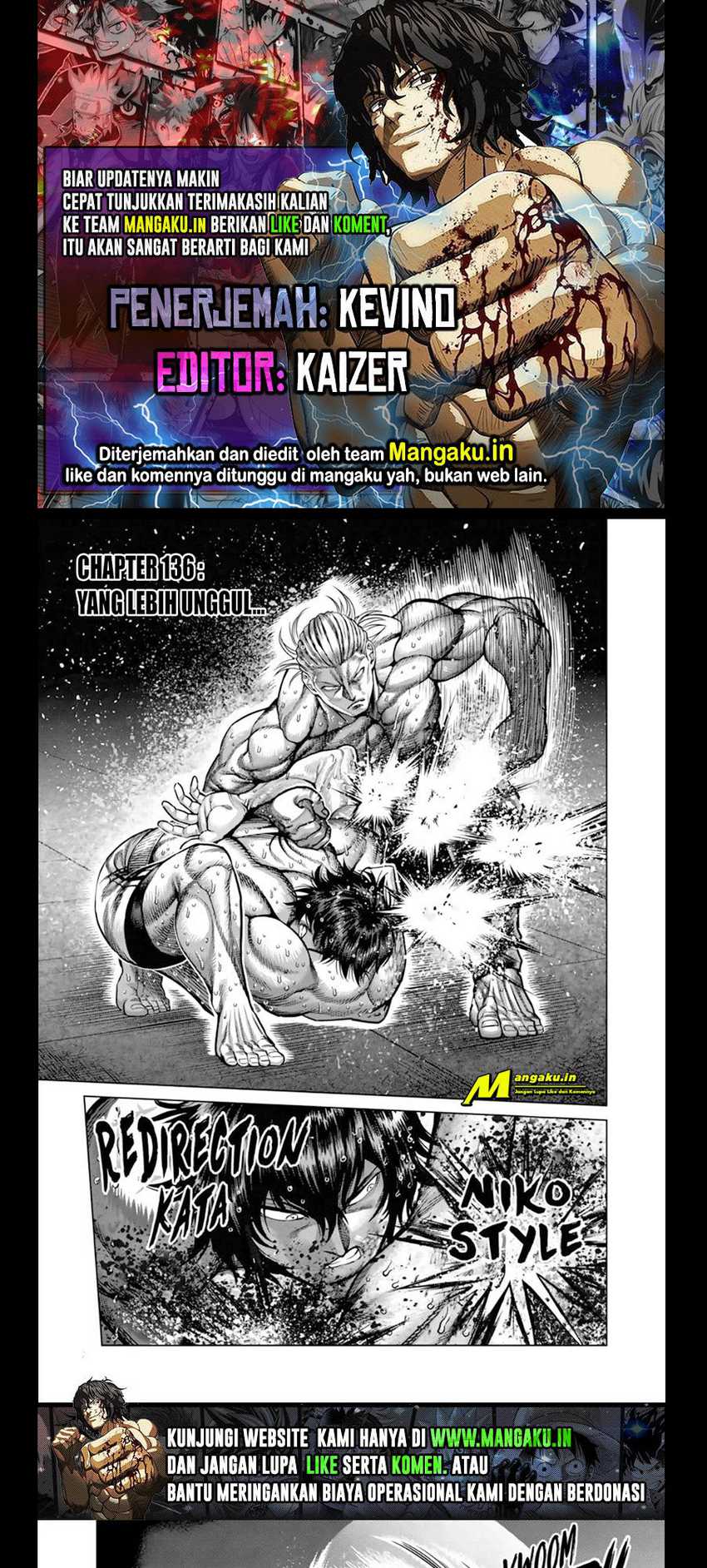 Baca Komik Kengan Omega Chapter 136 Gambar 1