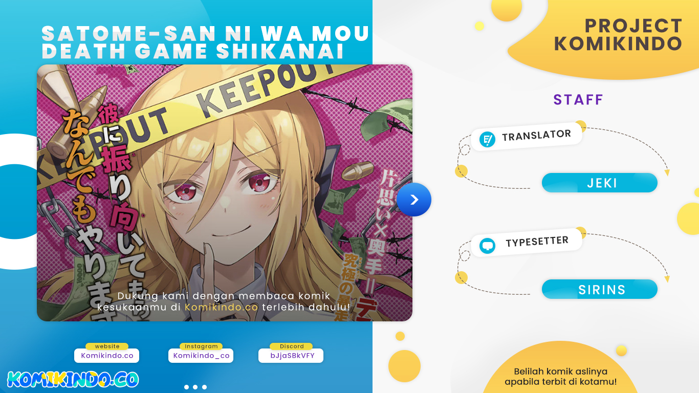 Baca Komik The Death Game Is All That Saotome-san Has Left Chapter 24 Gambar 1