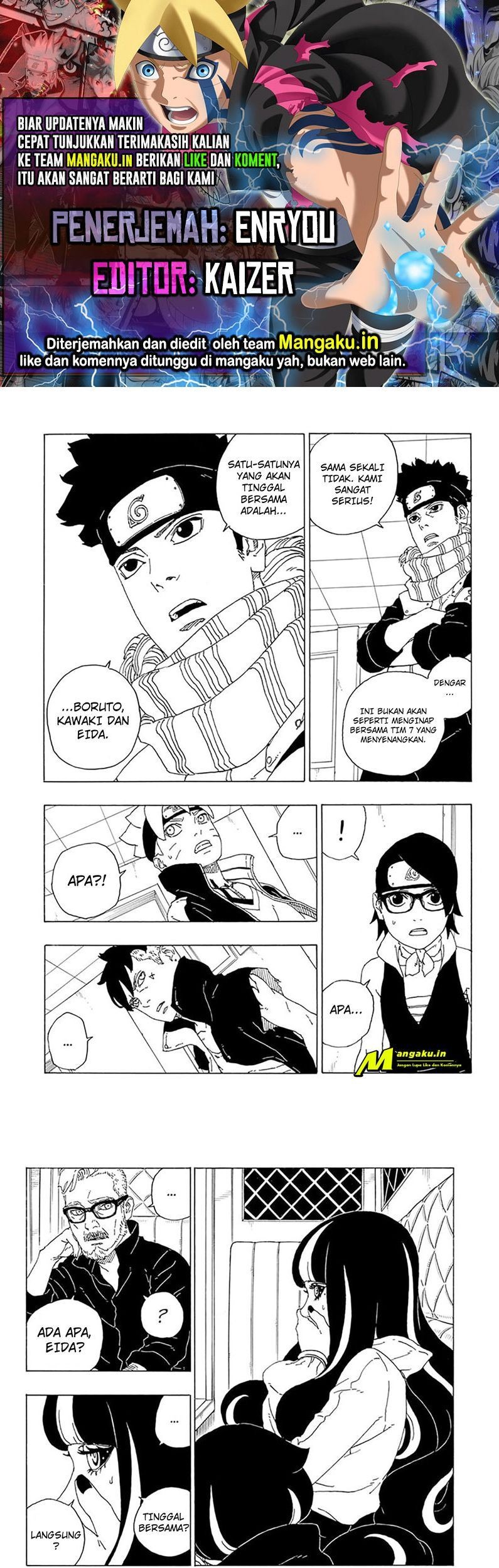 Baca Komik Boruto Chapter 73.2 Gambar 1