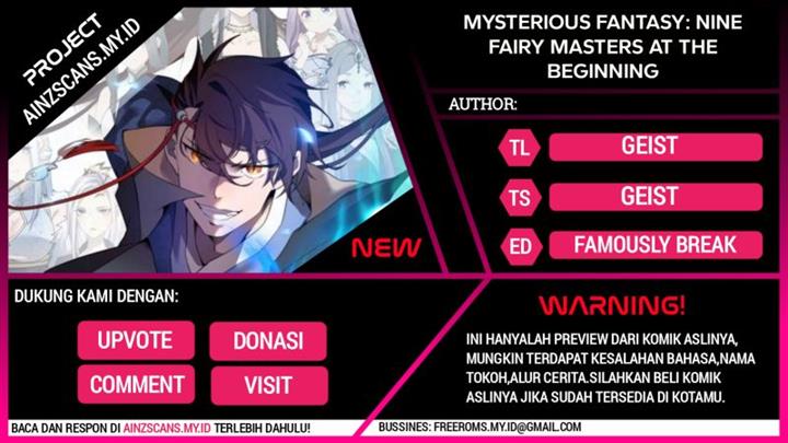 Baca Komik Mysterious Fantasy: Nine Fairy Masters at the Beginning Chapter 2 Gambar 1