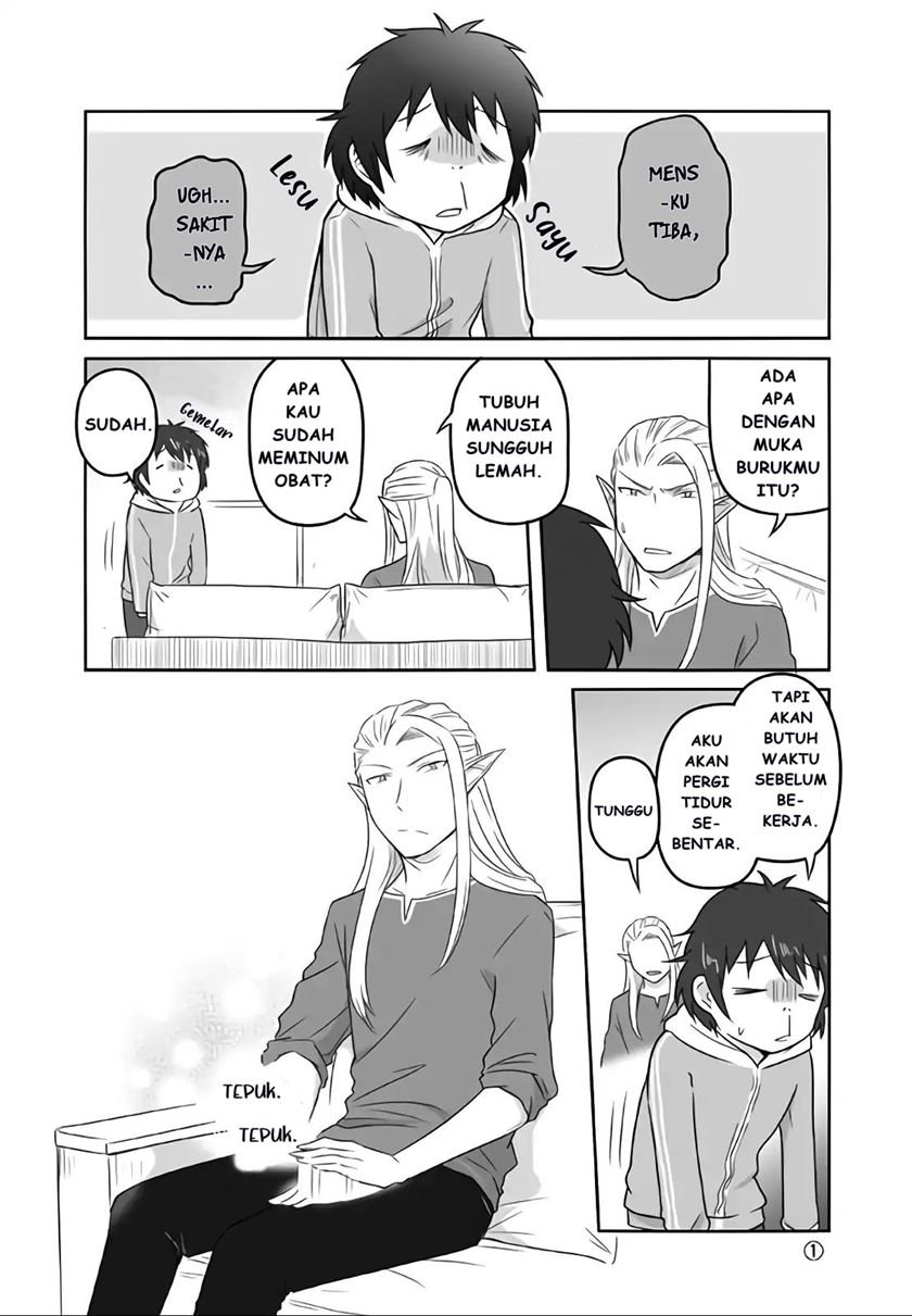 Baca Komik Elf Boyfriend & Boyish Girlfriend Chapter 13.1 Gambar 1
