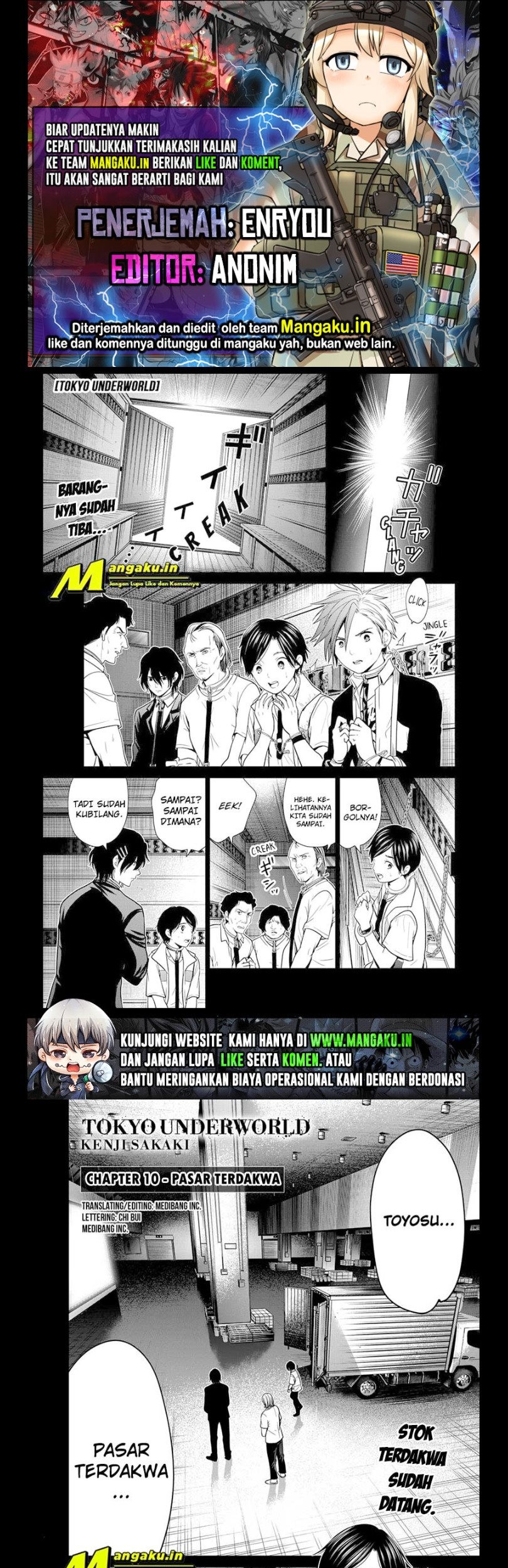 Baca Komik Tokyo Underworld Chapter 10 Gambar 1