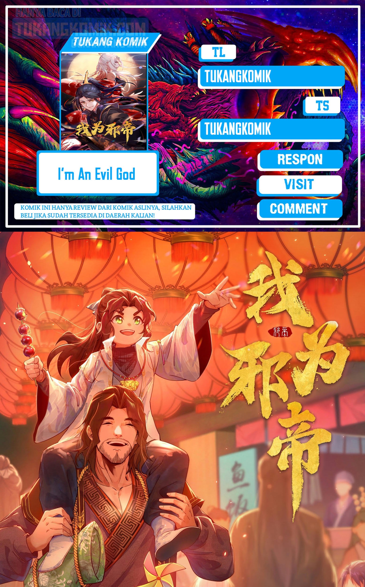 Baca Komik I’m An Evil God Chapter 302 Gambar 1