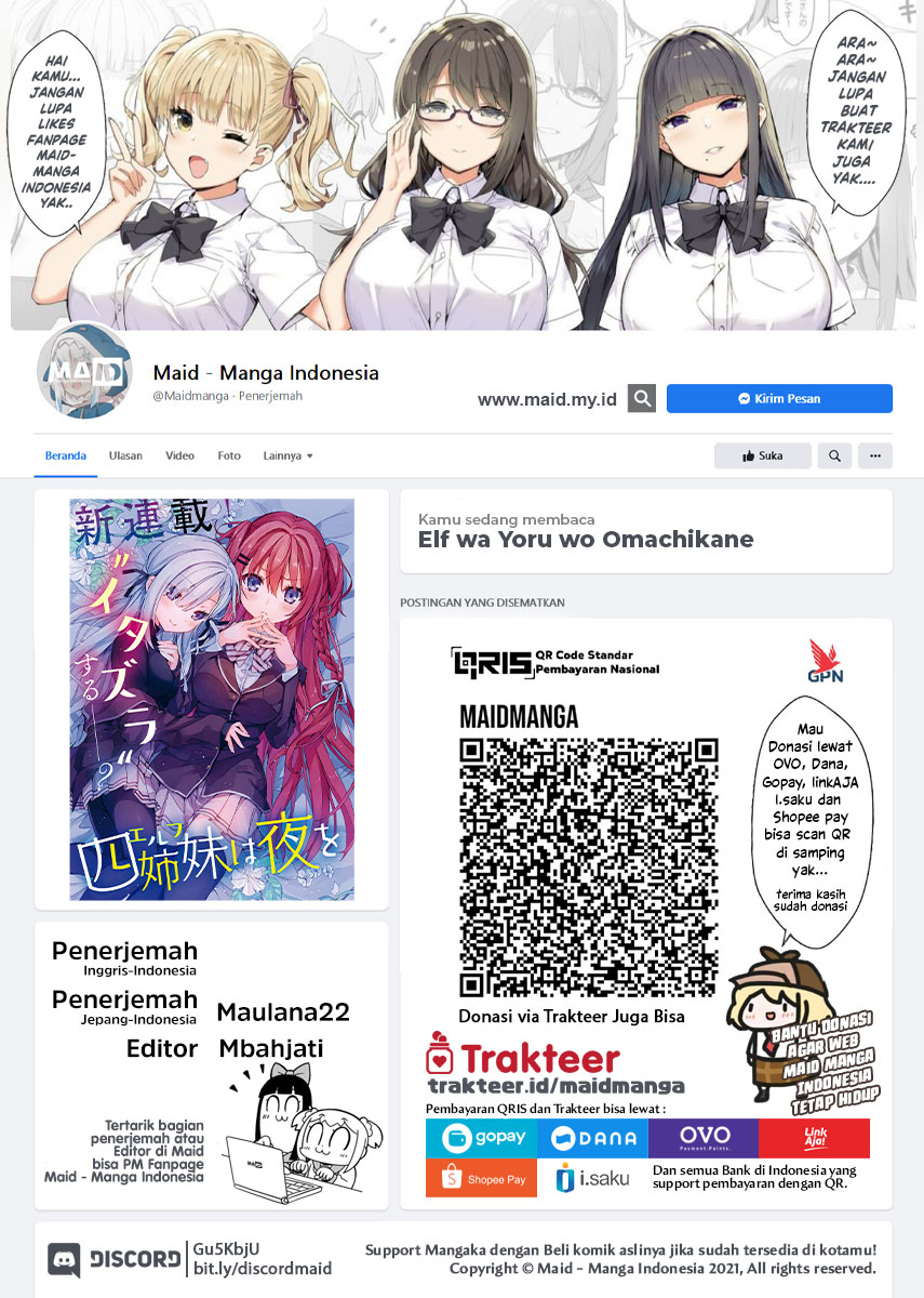 Baca Komik Yonshimai wa Yoru wo Omachikane Chapter 01 Gambar 1