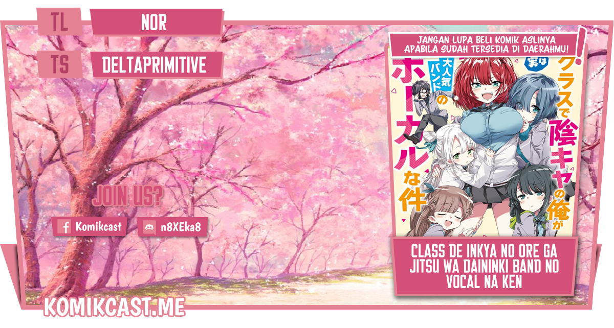 Baca Komik Class de Inkya no Ore ga Jitsu wa Daininki Band no Vocal na Ken Chapter 15 Gambar 1