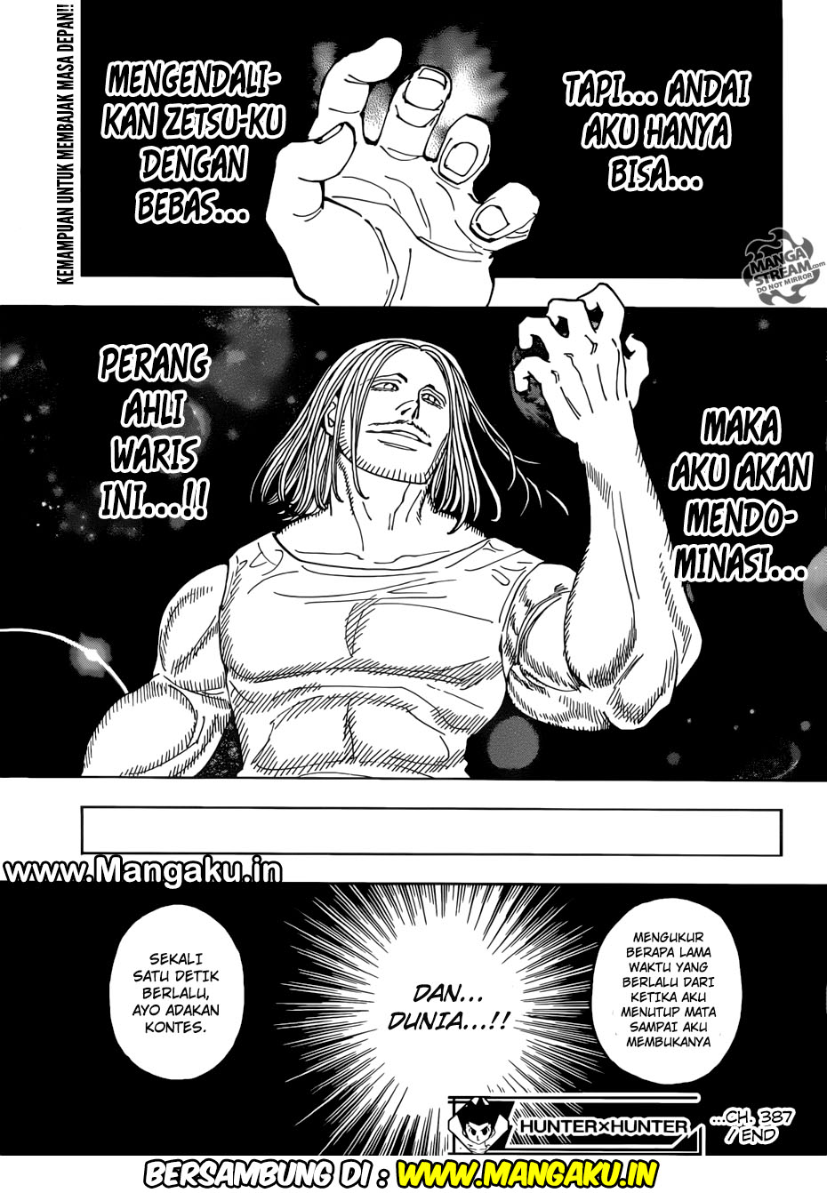 Hunter x Hunter Chapter 387 Gambar 20