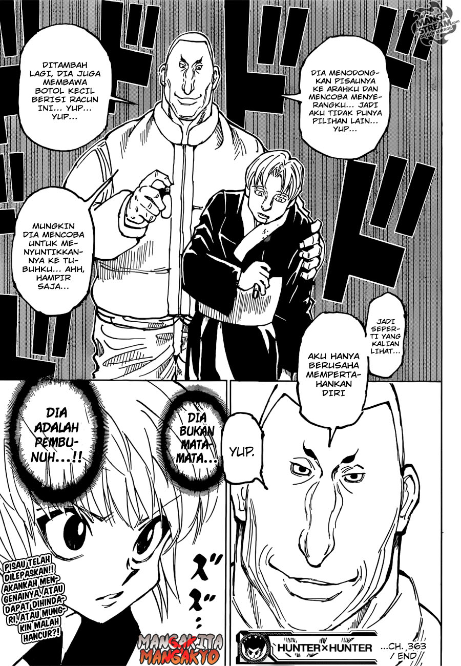 Hunter x Hunter Chapter 363 Gambar 19