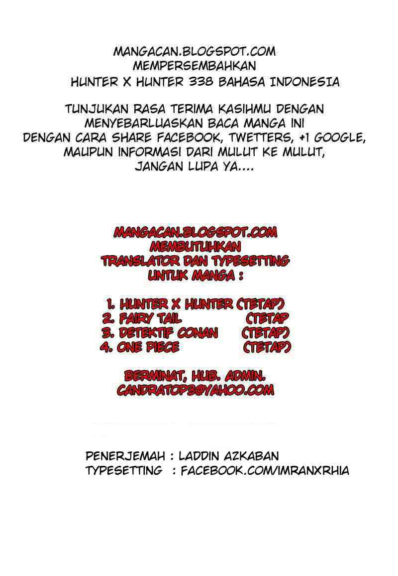 Baca Komik Hunter x Hunter Chapter 338 Gambar 1