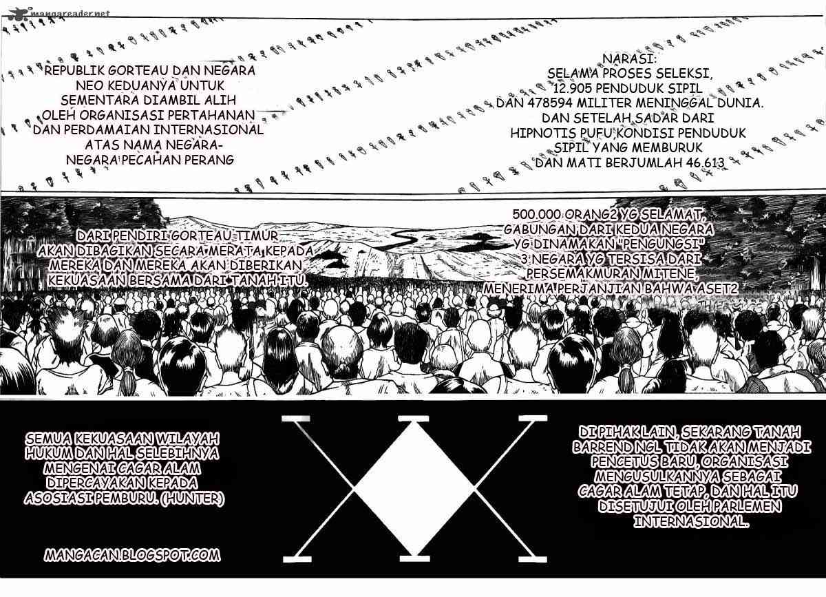 Hunter x Hunter Chapter 318 Gambar 11