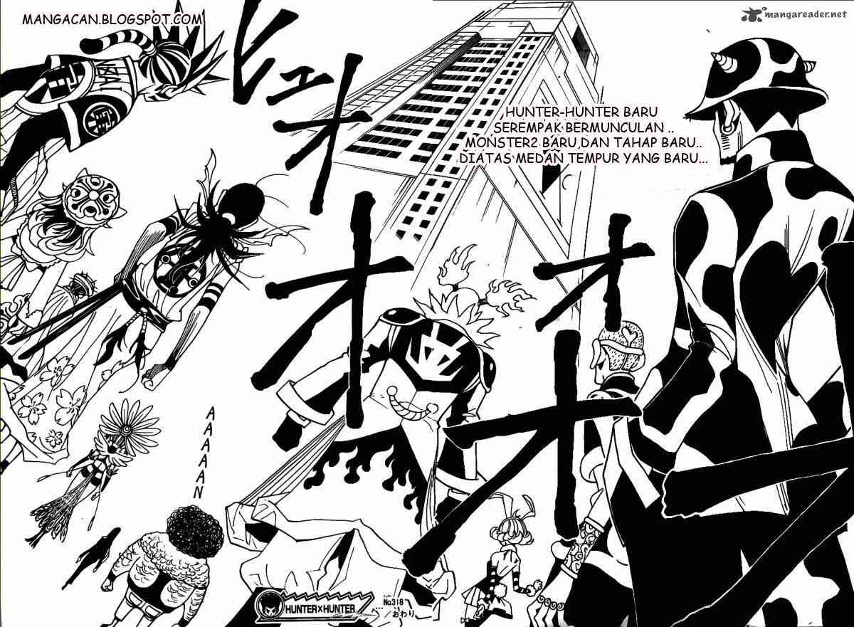 Hunter x Hunter Chapter 318 Gambar 14